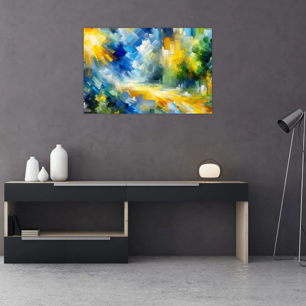 Tablou - Zi însorită abstractă (90x60 cm)