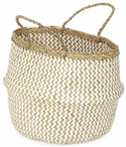 Coș de hârtie și iarbă de mare natural Compactor Belly M, pliabil, 35 x 32 cm