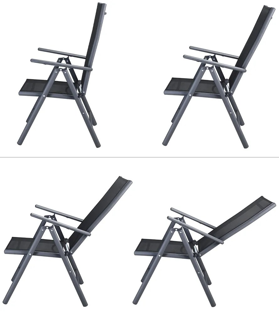 Deuba Compozitie aluminiu gradina Bern 1+4 - antracit WPC