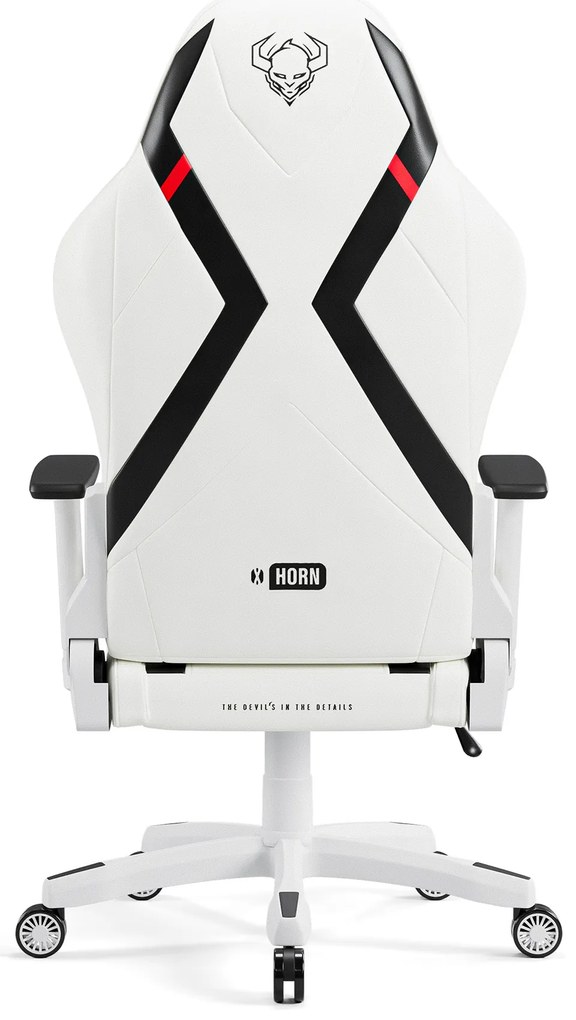 Scaun gaming Diablo X-Horn 2.0 Normal Size: alb-negru