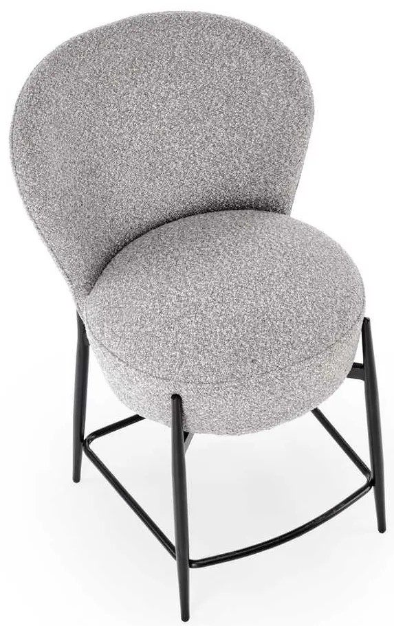 Scaun de bar Ainara, gri