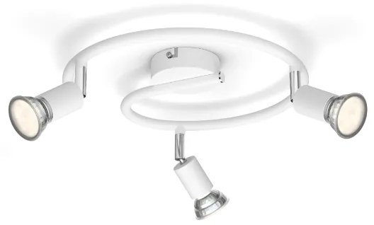 Spot LIMBALI 3xGU10/50W/230V alb Philips