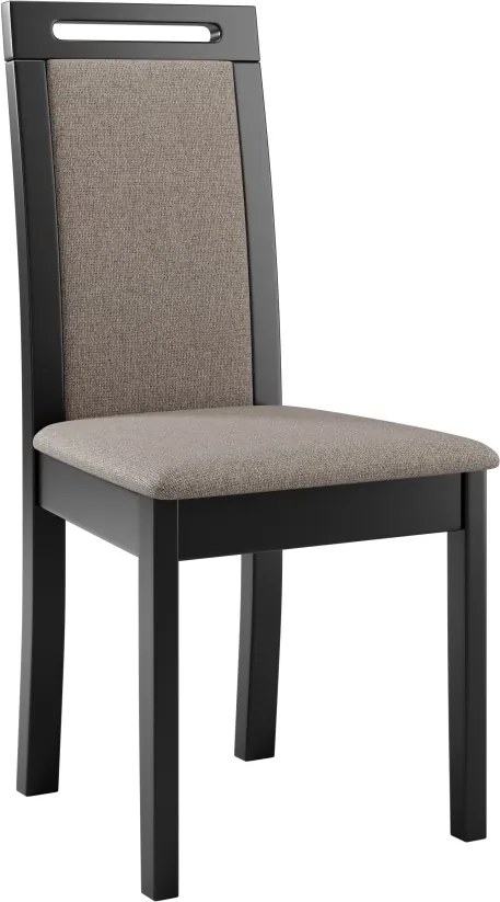 Scaun Chair Nola VI – 45x41x96 cm – Negru / Opium 20 – Varianta 1