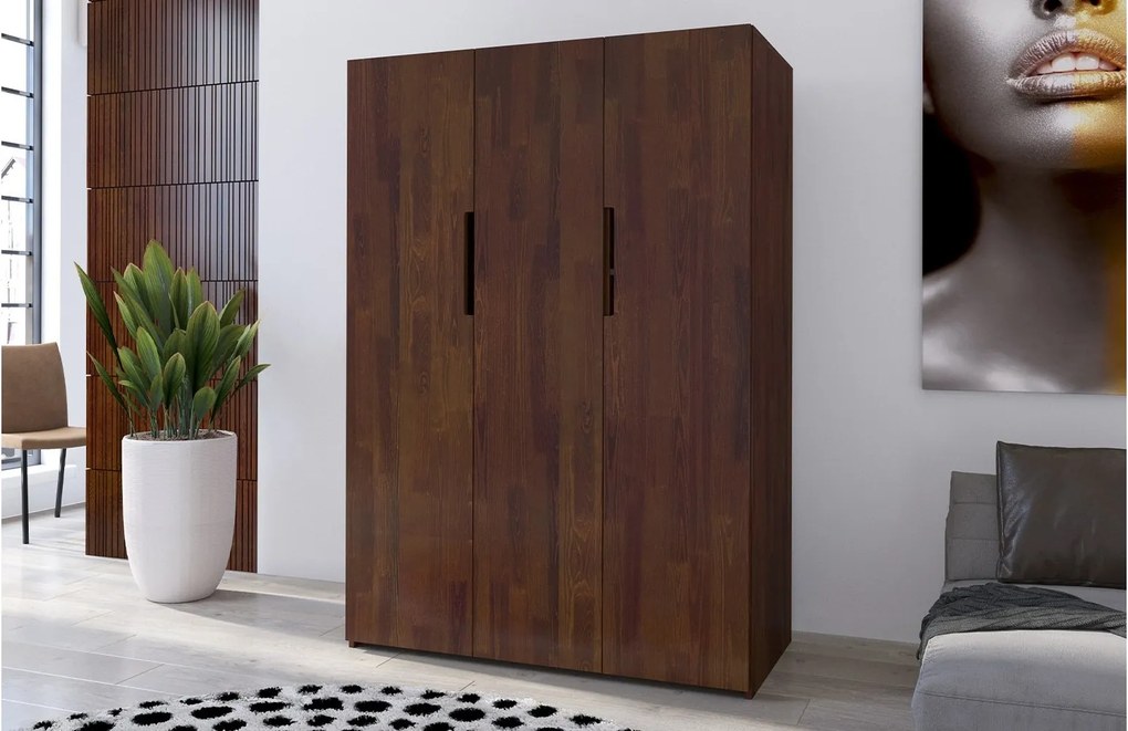 Dulap lemn masiv TerraCraft, 128 × 60 × 180 cm