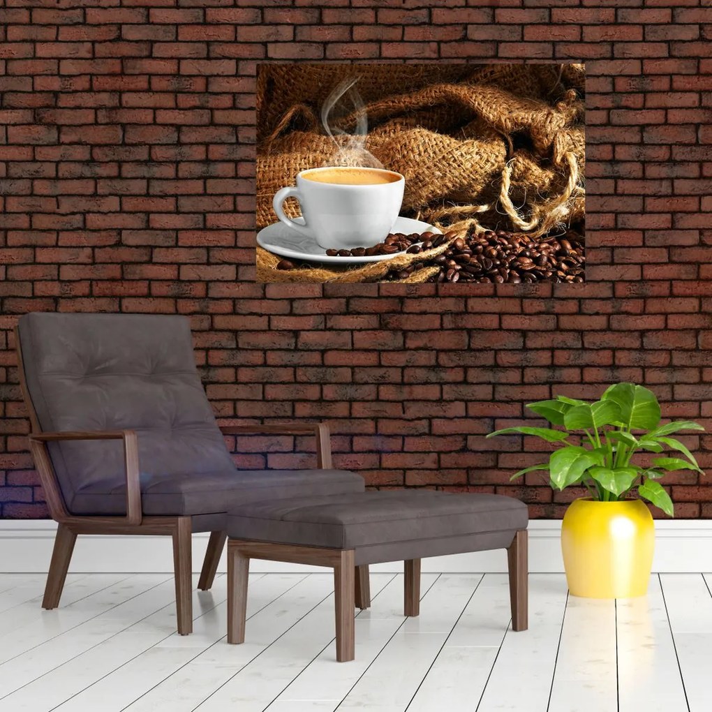 Tablou - O ceașcă de cafea (90x60 cm)