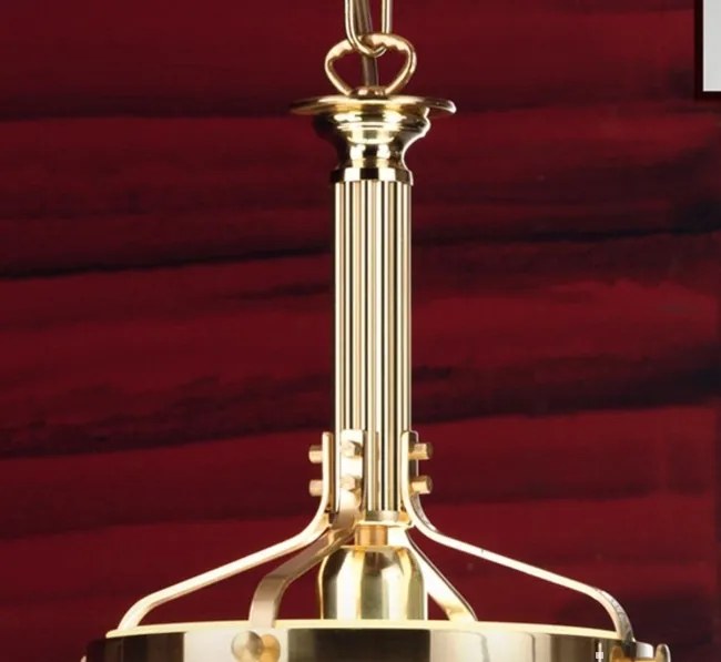 Pendul elegant stil clasic Nostalgie 33cm alama lucios/champagne