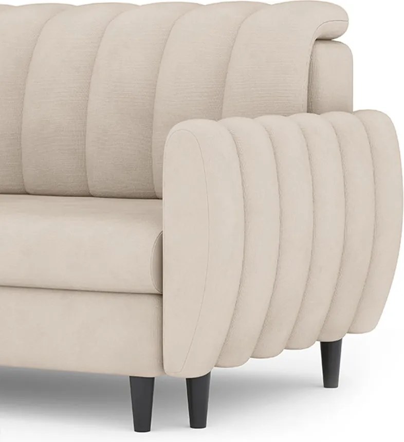 Canapea lemn masiv extensibilă Ten 223×97 cm