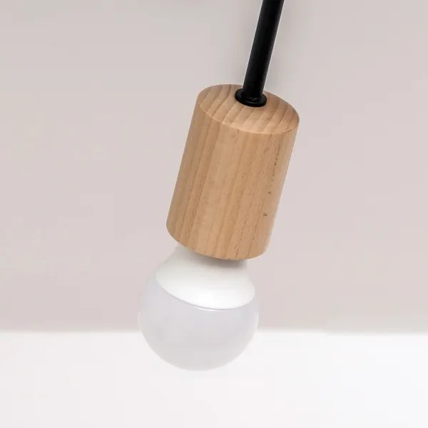 Lustră aplicată OXFORD 5xE27/15W/230V pin/negru