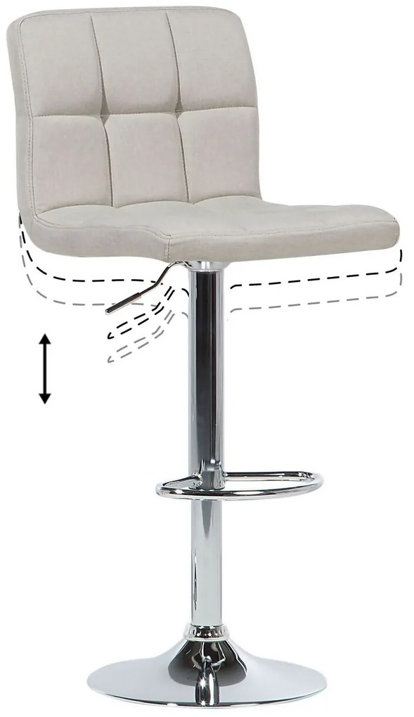 Set scaune tip bar 2buc. Marlon (bej deschis). 1009863