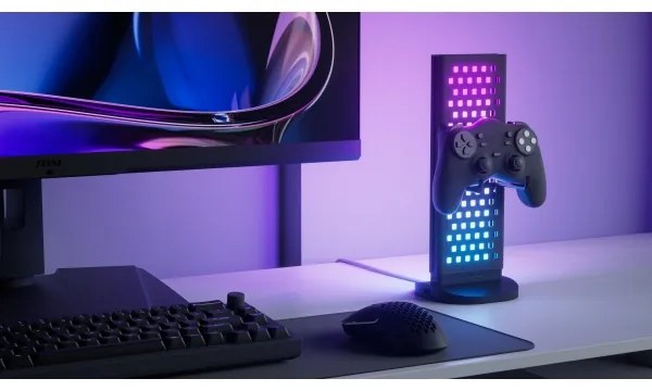 Stație LED RGBIC dimabilă de încărcare de masă Nanoleaf N7602K00-1LB 2700-6500K 5V negru