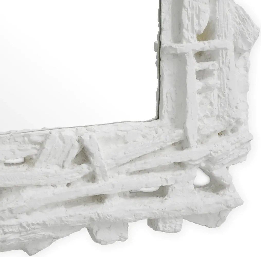 Oglinda decorativa LUX, Fibra de sticla, Alb, Masonic