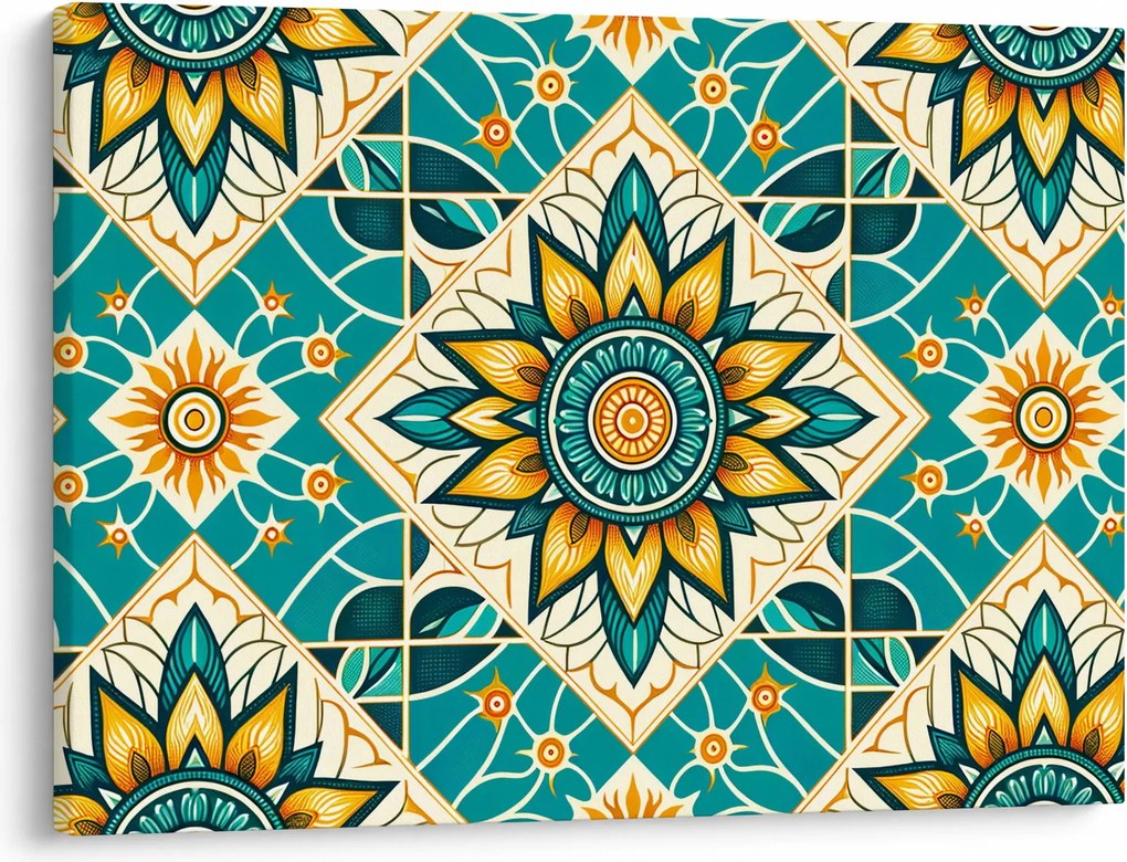 Tablou - Model turcoaz (70x50 cm)