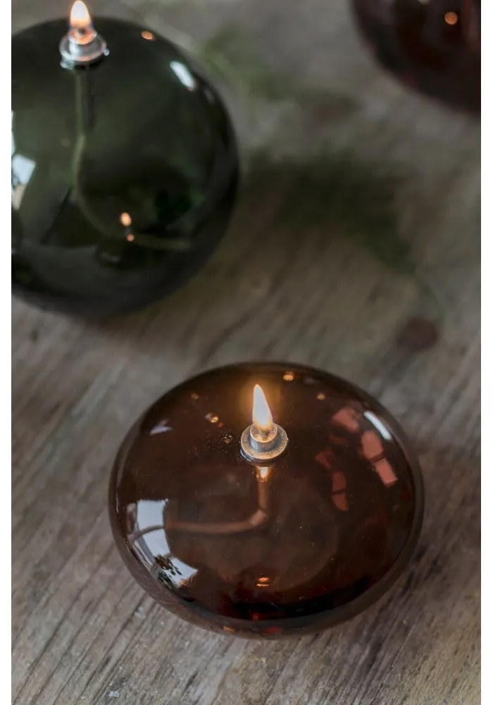 Lampă cu ulei din sticlă (înălțime 6 cm) Aura – Mette Ditmer Denmark