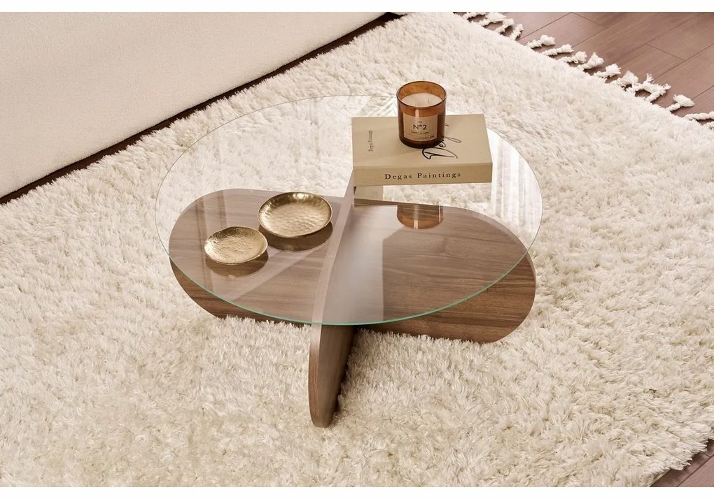 Măsuță de cafea Aeris Walnut