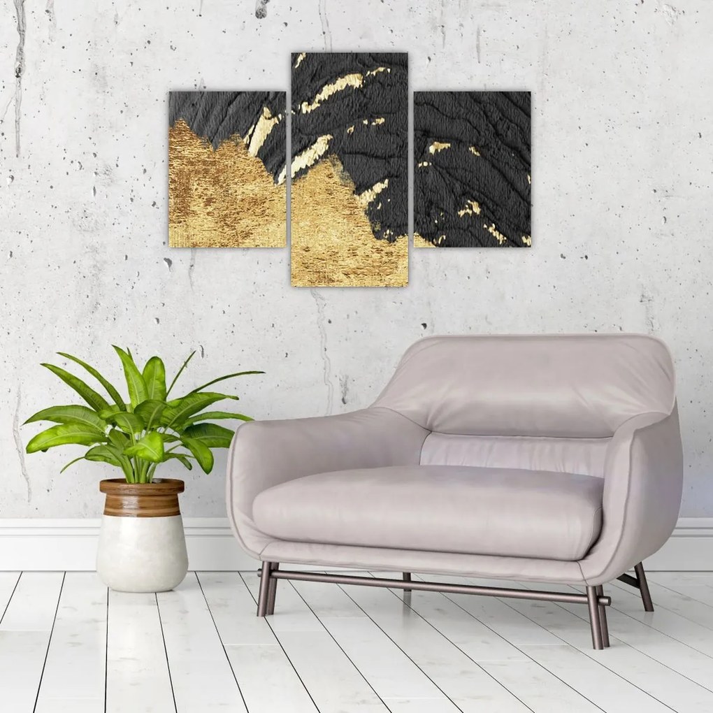 Tablou - Structura de aur N⁰1 (90x60 cm)