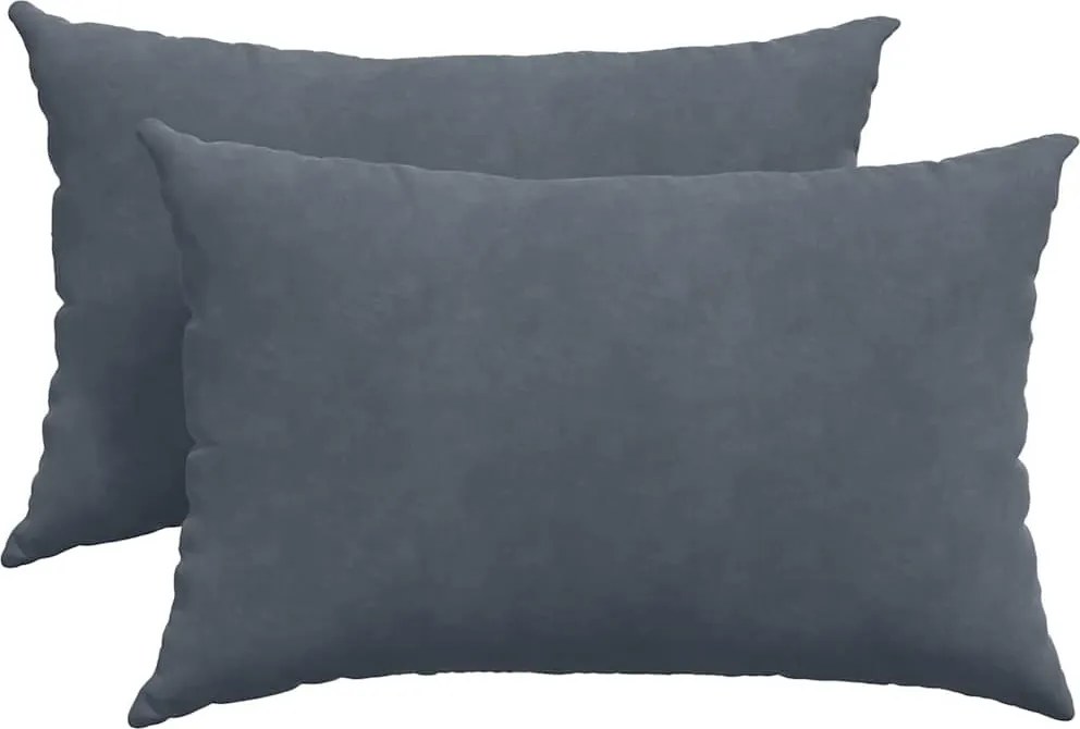 vidaXL Perne pentru canapea 2 pcs Gri închis 60 x 40 cm