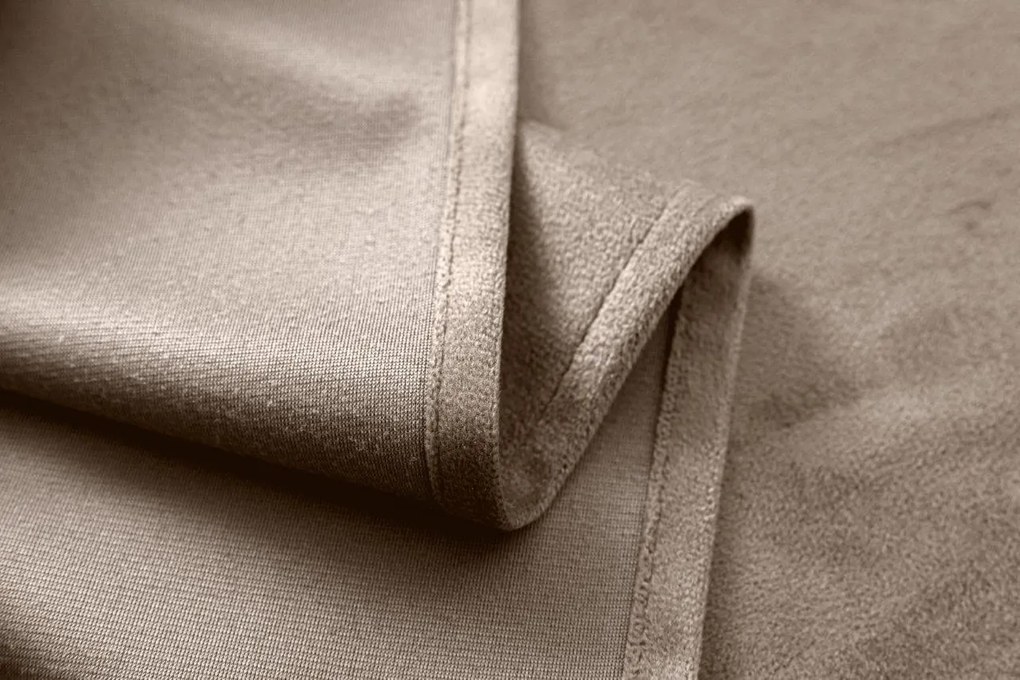Draperie din catifea opaca bej VELVET 140x250 cm