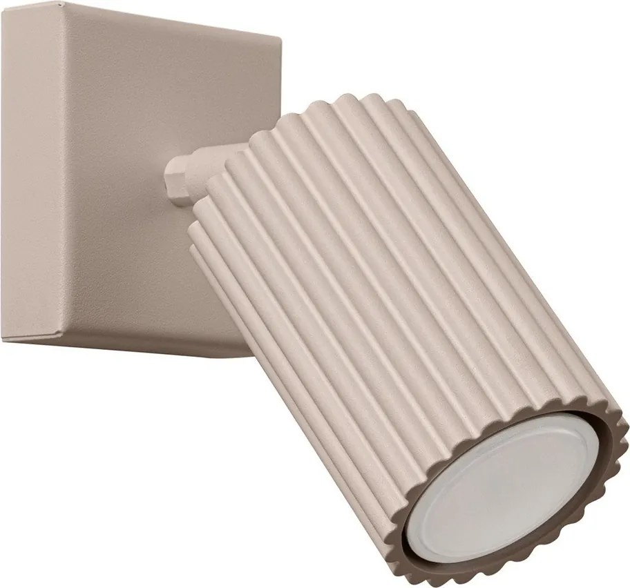 Spot taupe din metal 8x16 cm Gleam – Sollux