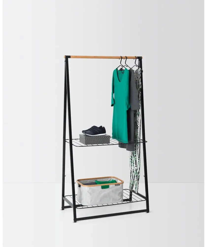 Suport pentru haine negru din oțel Linn – Brabantia
