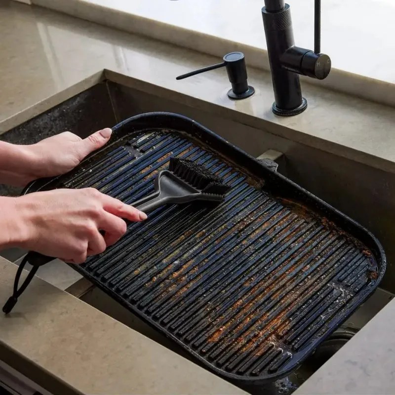 Perie de curățat Ninja BBQ XSKOGXLCNBSEU, pentru Woodfire OG701/OG850/OG90, negru