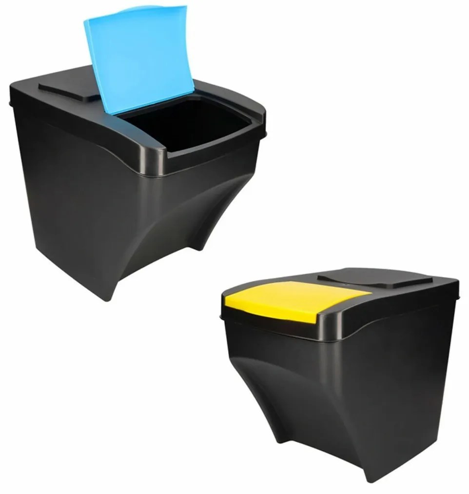 Set coșuri de gunoi sortat Recykle BIN 3x 25 l