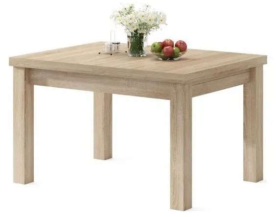 Masă extensibilă RALF stejar sonoma pentru 12 persoane