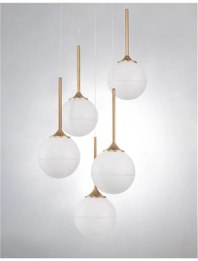 Lustra cu 5 pendule design modern CANTONA NVL-9960614