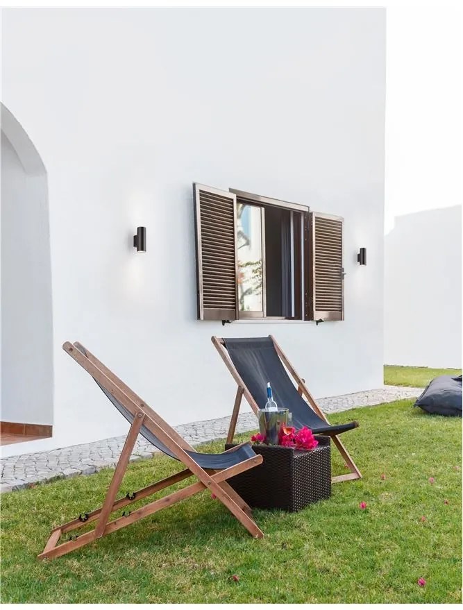Aplica perete ambientala de exterior IP54 NODUS maro antic NVL-773224