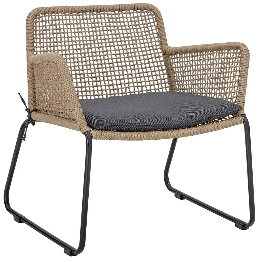 Fotoliu de grădină gri-bej Mundo – Bloomingville