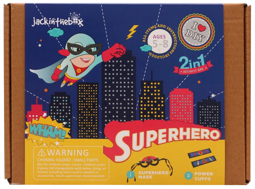 KIT CREATIE 2-IN-1 SUPEREROU - JACK IN THE BOX (JK10011)