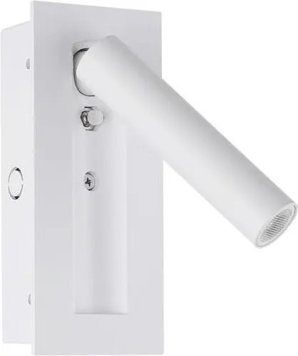 Aplică LED de perete, spot, 2W, 230V, 3000K, alb