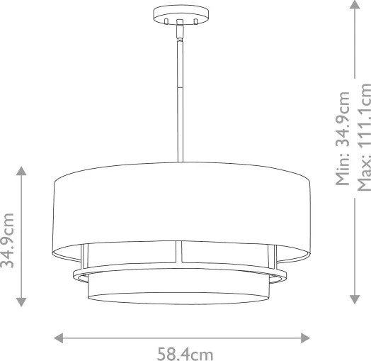 Hinkley HK-GRAHAM-L-BK - Lustră aplicată GRAHAM 4xE14/40W/230V negru