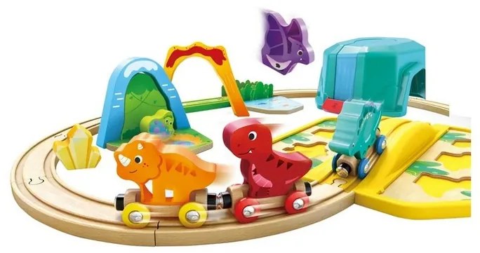 Hape Trenuleț cu dinozauri