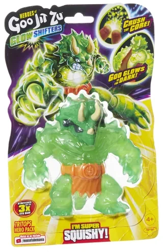 Figurina elastica Goo Jit Zu Glow Shifter Tritops 42500