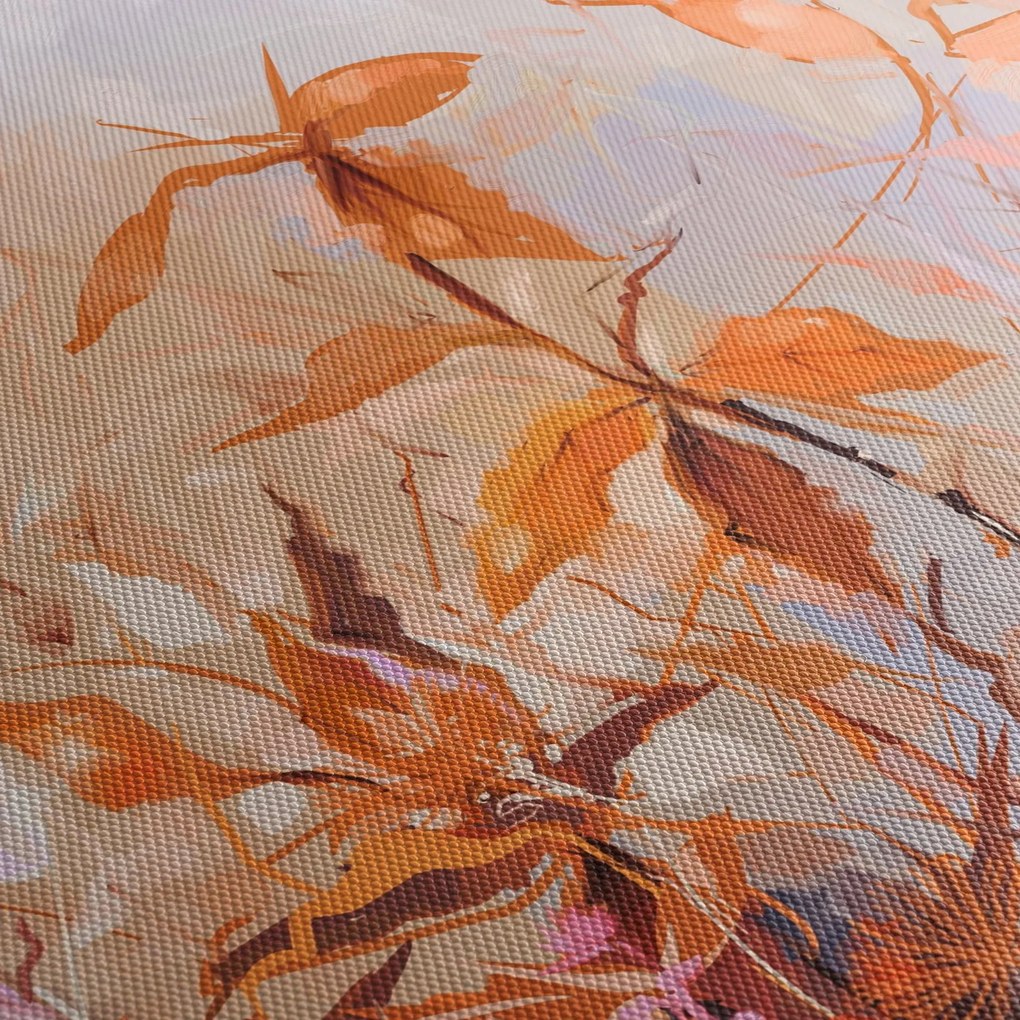 Tablou - Flori pictate (90x60 cm)