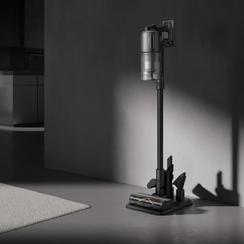 Aspirator vertical fara fir Dreame Z30 AquaCycle VZV77B, 855W, 310AW, 150000 rpm, 3 trepte, 0.32/0.4/0.6 l, 90 min, HEPA H14, LED, Motor fara perii, Negru