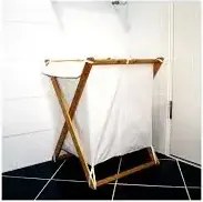 Cos depozitare pliabil 35×45×75 cm – natur/alb, Organize