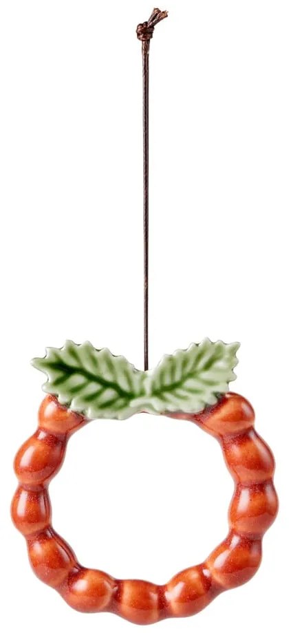Ornament de Crăciun din porțelan Wreath – Kähler Design