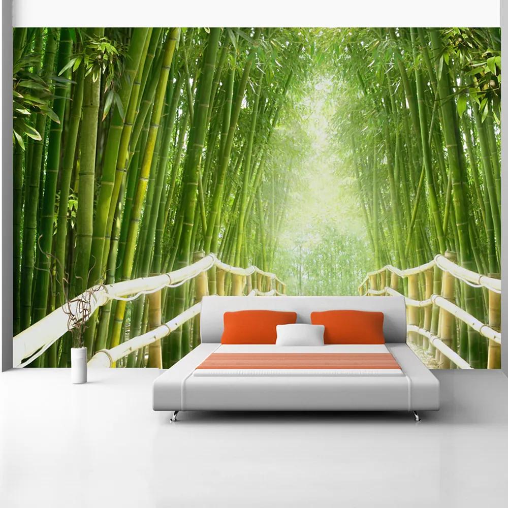 Fototapet Bimago - Magical world of green + Adeziv gratuit 400x280 cm