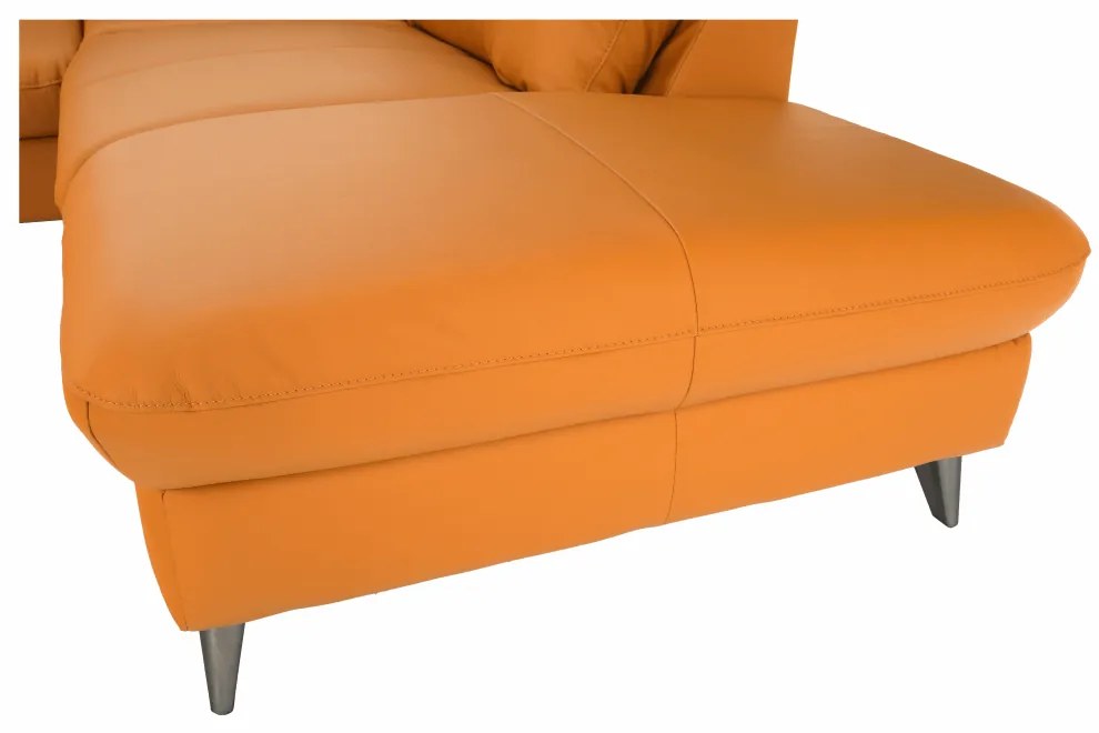 colţar, piele Pampas Amber M9030, stânga, LIBERA NEW