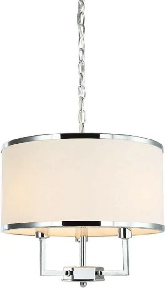 Lustra suspendata diametru 35cm, metal cromat Casa S