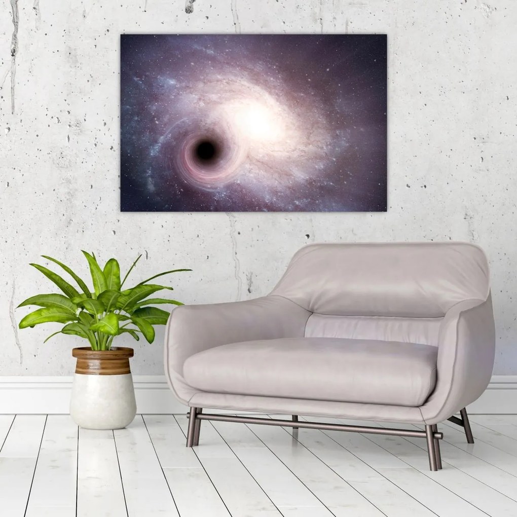 Tablou - Galaxii spiralate (90x60 cm)