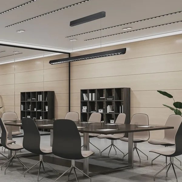 Lustr LED pe cablu 36W 230V 3000/4000/6400K negru