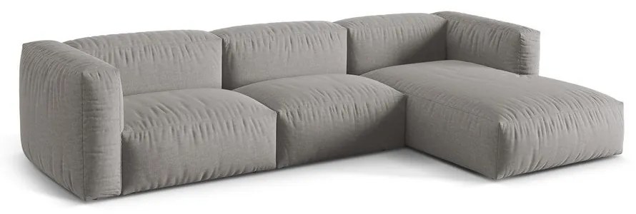 Colțar modular gri deschis (cu colț pe partea dreaptă) Martina – Micadoni Home