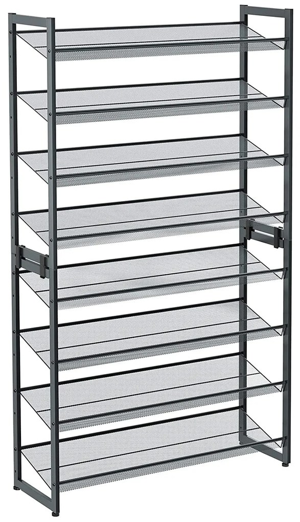 Suport pentru pantofi din metal gri, LEMIRO
