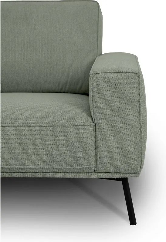 Colțar verde cu tapițerie din chenille (cu colț pe partea stângă/în formă de ”L”) Amsterdam – Scandic