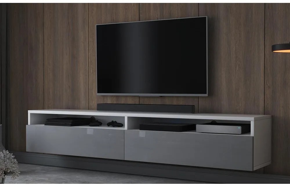 Masă TV Redcan 180 (alb + gri). 1098682