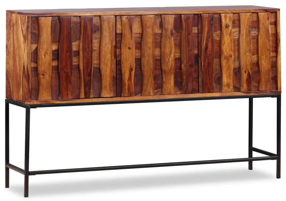vidaXL Servantă din lemn masiv de palisandru, 120 x 30 x 80 cm