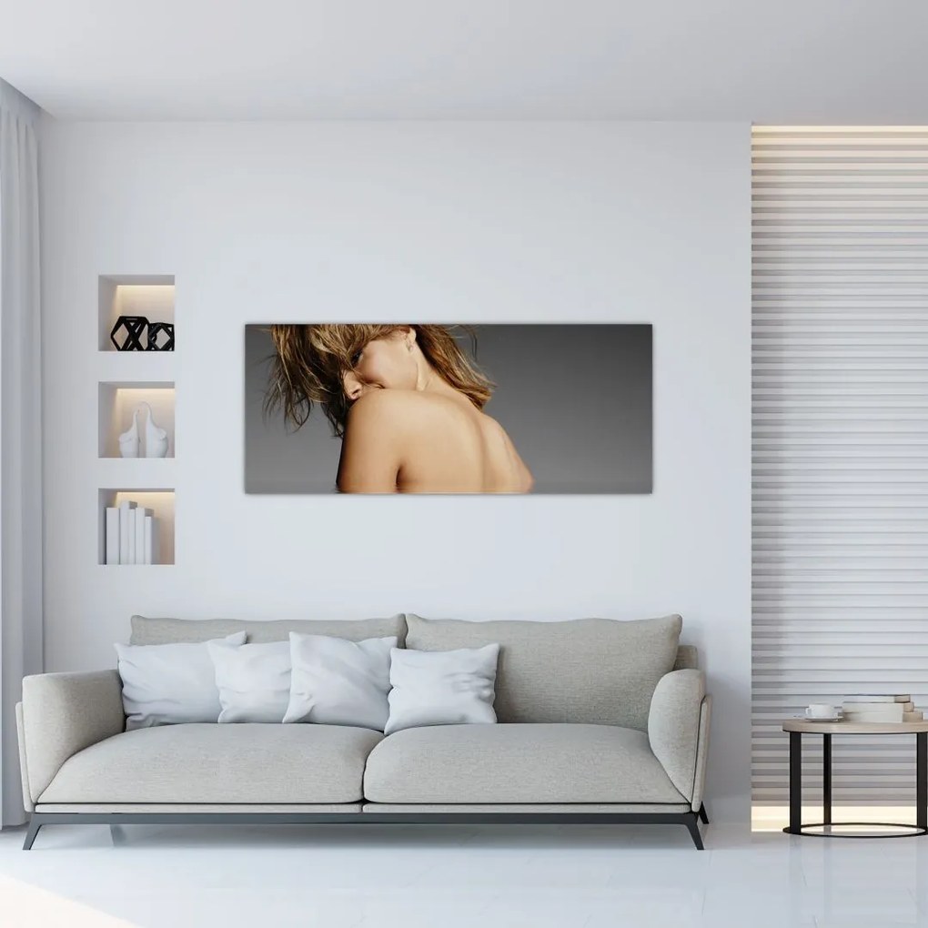 Tablou - Imaginea unei femei care face baie (120x50 cm)