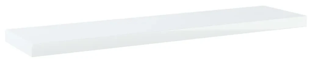 805132 vidaXL Plăci bibliotecă, 4 buc., alb extralucios, 40 x 10 x 1,5 cm PAL